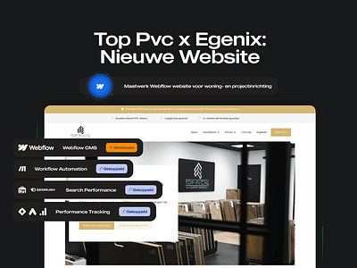 Top PVC - Maatwerk Webflow Website - Online Advertising