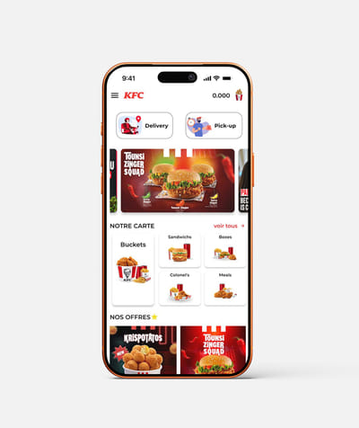 Application Mobile - KFC - Mobile App