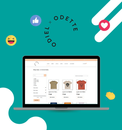 Webshop, Odiel en Odette - Création de site internet