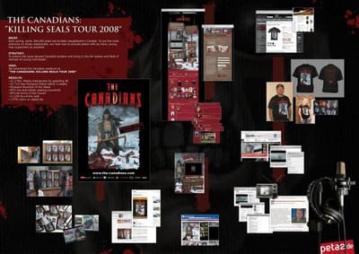 KILLING SEALS TOUR - Advertising