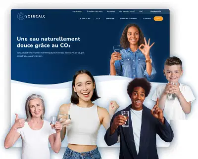 Site web SoluCalc - Website Creation