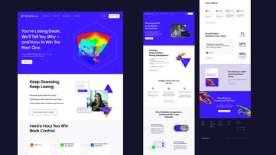 Branding and Website Design for DeltaGen B2B AI SaaS. - Branding y posicionamiento de marca