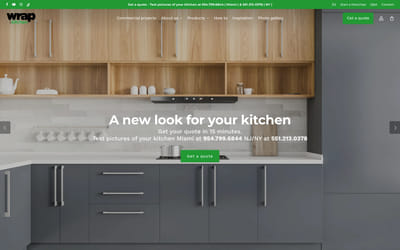 Wrap Ma Cuisine - Création de site internet