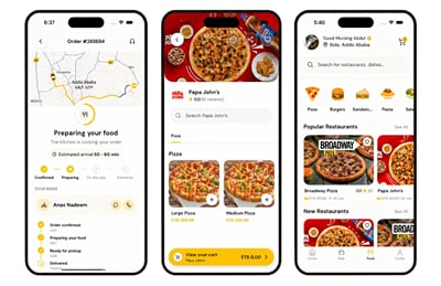 Ride Hailing App Development (DreamTech product) - Mobile App