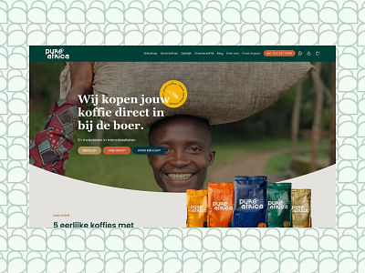 Pure Africa - Wordpress Website - Création de site internet