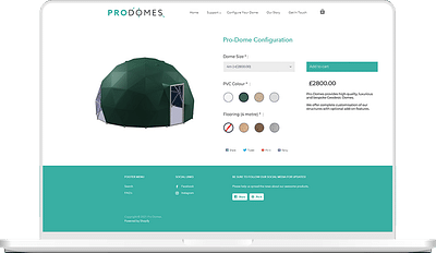 Pro Domes Configurator - 3D