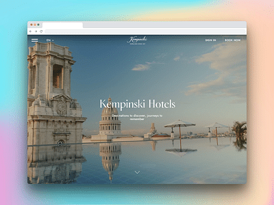 Kempinski Hotels | Création de site internet - Creación de Sitios Web