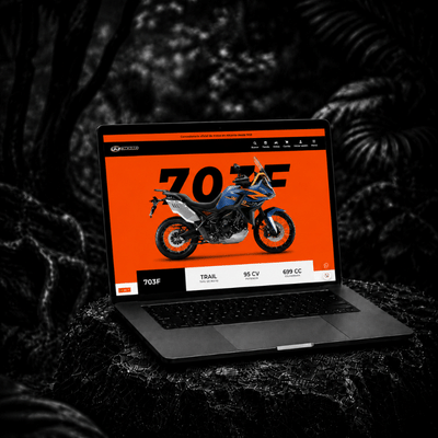 Web y tienda online para un concesionario de motos - Website Creation