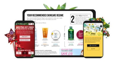 THE BODY SHOP - Website Creation