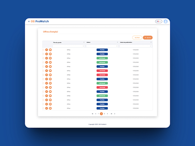 OB ProMatch - Développement de Logiciel