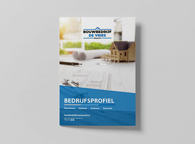 Brochure ontwerp een bouwbedrijf - Graphic Identity