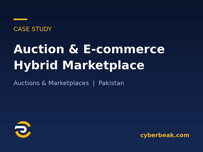 Auction & E-commerce Hybrid Marketplace - E-commerce