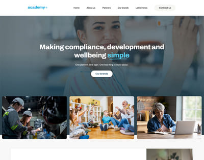 academy+ - Website Creation