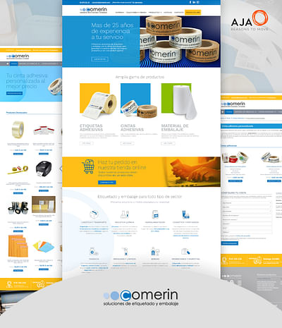 Creación de ecommerce| Comerin Industrial - Ergonomie (UX / UI)