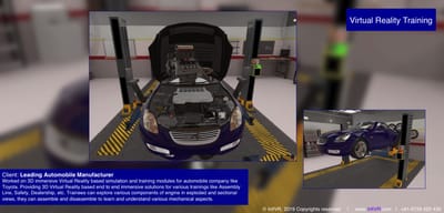 VR Simulation Training - Automobile - Ergonomie (UX/UI)