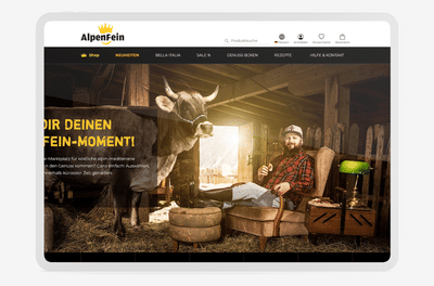 Shop Shopware 6 per un brand di specialità alimentari - E-commerce