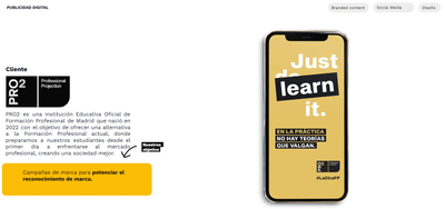 Campaña creativa - Digital Strategy