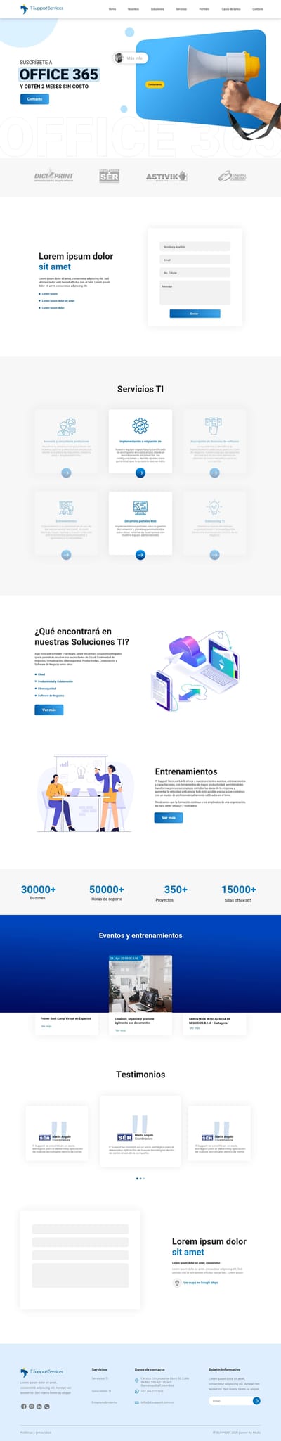 IT SUPPORT SERVICES - Website Creation