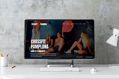 Diseño web para crossfit pamplona - Création de site internet