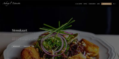 Webdesign en fotografie voor restaurant - Copywriting