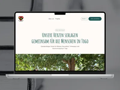 Website für einen gemeinnützigen Verein - Website Creation