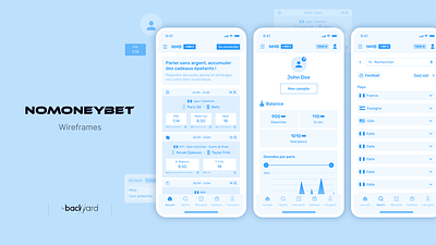Plateforme de paris sportifs : No Money Bet - Application web