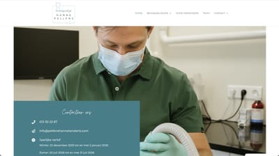 Web design en branding voor Tandarts Hanne Pellens - Image de marque & branding