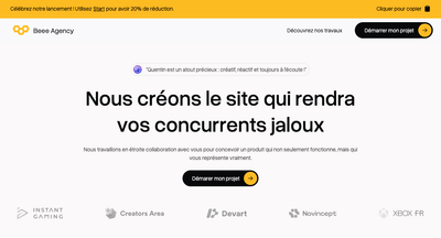 Beee Agency - Création de site internet