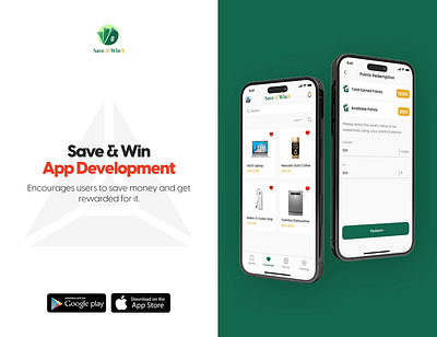 Save & Win App Development - Ergonomie (UX / UI)