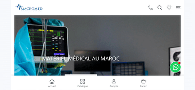 Macromed materiel medical - E-commerce