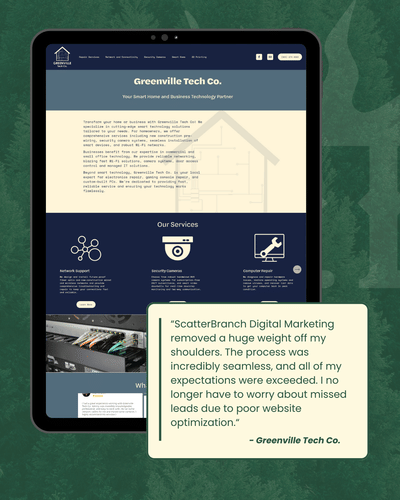 Greenville Tech Co. - Website Creation