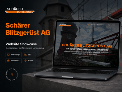 Schärer Blitzgerüste AG - Brand Foundation & Inbound - Référencement naturel