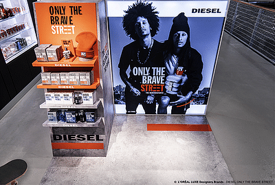 DIESEL - ONLY THE BRAVE - Merchandising - Evénementiel