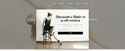 Bailar no es solo moverse - Website Creation