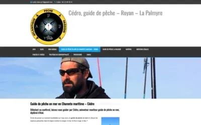Création d’un site web pour un guide de pêche en Charente-Maritime - Création de site internet