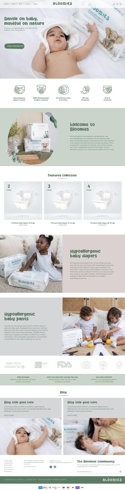 Website Development - Bloomies - Website Creatie