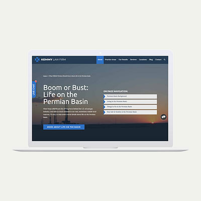 Kemmy Law Firm Website - SEO