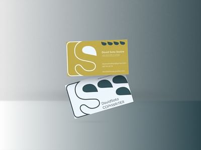 Tarjetas de Negocio David Soto Sastre Copywriter - Diseño Gráfico