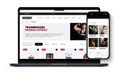 Shopify Online Shop | WEIDER - E-commerce