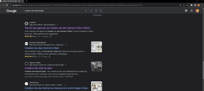 SEO - 3e place Agence zenyth. - Référencement naturel