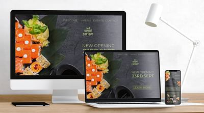 Création du site vitrine responsive Sushi Parlour - Création de site internet