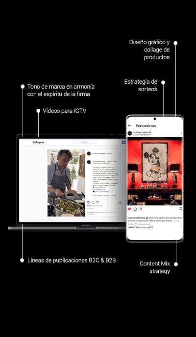 Social Media for Luzio Concept Store