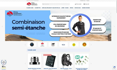 Diving Equipment - E-commerce
