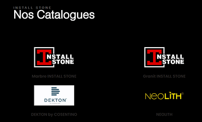INSTALL STONE : CRÉATION SITE WEB E-Catalogue - Photographie