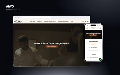 AIWO: Shopify store for a longevity centre - E-commerce