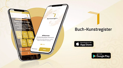 App Entwicklung von Buch & Kunstregister - Application mobile