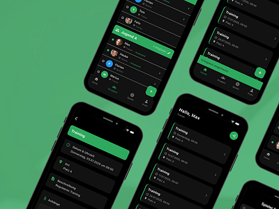 Trainingscamp App: Termine & Check-ins in Echtzeit - Webanwendung