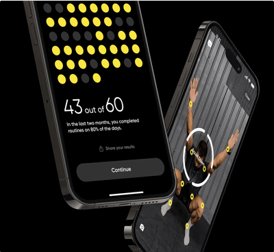 Example work - Application mobile