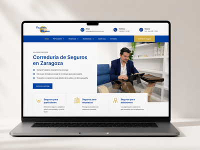 Diseño web Palomino Seguros - Creación de Sitios Web