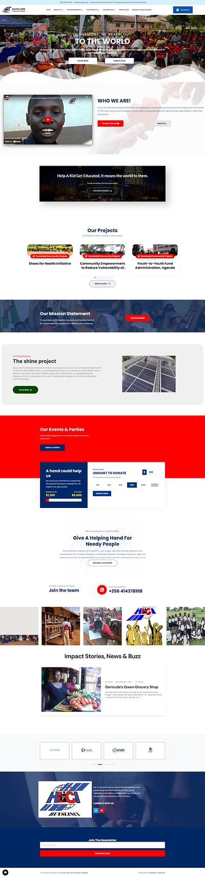 Huyslinci Website Design - Website Creation